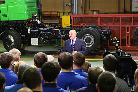Lukashenko: Belarus will overcome economic woes, preserve peace