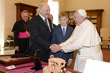 Lukashenko about his meeting with Pope Francis in 2016: ‘We share the same principles and views’