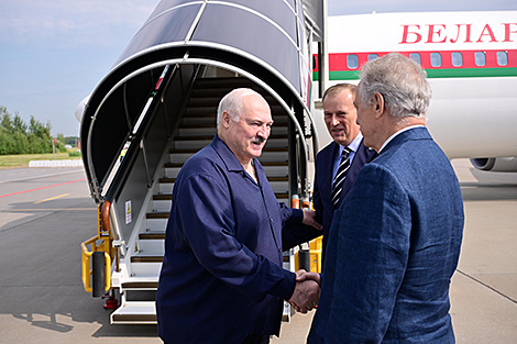 Lukashenko arrives in Russia on working visit
