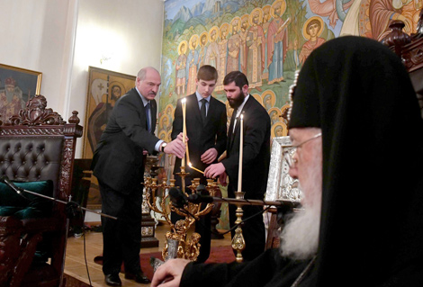 Lukashenko meets with Catholicos-Patriarch Ilia II of Georgia