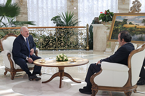 Lukashenko gives interview to Sky News Arabia
