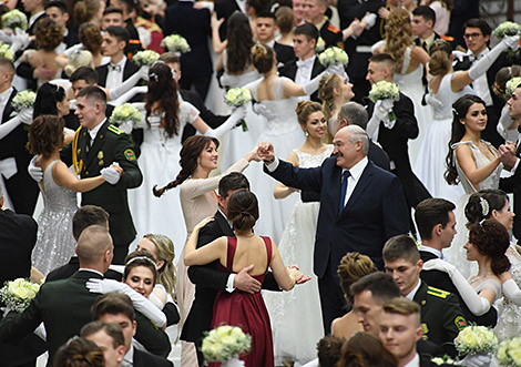 Lukashenko attends Vienna Ball in Minsk