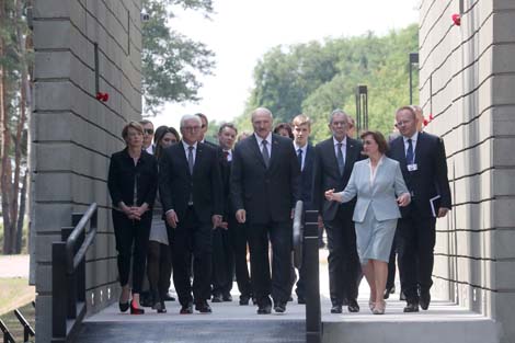 Presidents of Belarus, Germany, Austria visit Trostenets Memorial Complex
