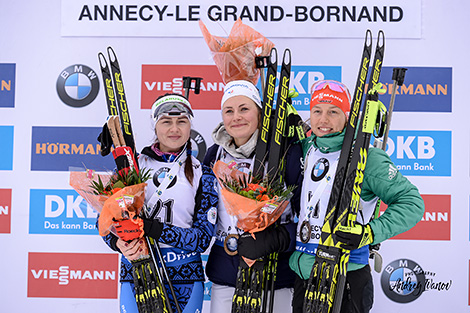 Irina Krivko 2nd at 12.5K mass start in France