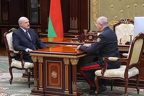 Lukashenko wants more efficiency from Belarusian police