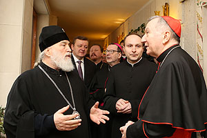Metropolitan Pavel meets with Vatican Cardinal Pietro Parolin