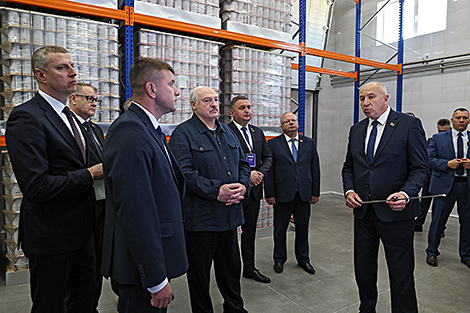 Lukashenko visits Volkovysk District