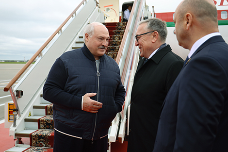 Lukashenko arrives in Russia on working visit