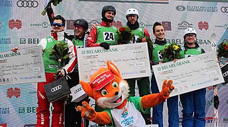 Anton Kushnir, Artyom Bashlakov win synchronized aerials in Raubichi