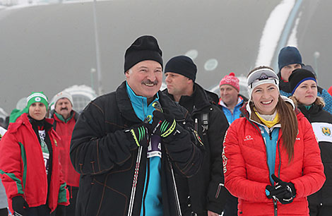 Belarus president’s team win Minsk Ski Race 2019