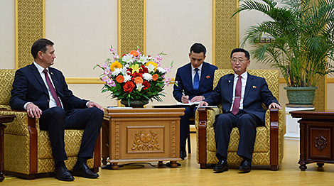 Belarus' FM meets with North Korean premier