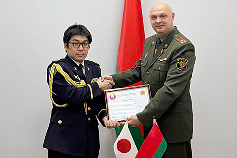 Japanese defense attaché accredited in Belarus