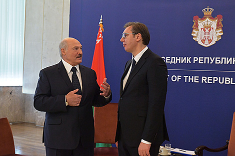 Lukashenko, Vucic discuss Belarusian-Serbian relations in phone call