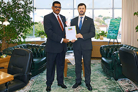 Belarus’ first deputy foreign minister receives copies of credentials from Ethiopia ambassador