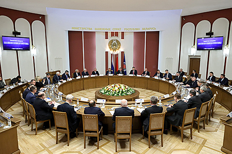 Minsk hosts Belarus-Russia ministerial meeting