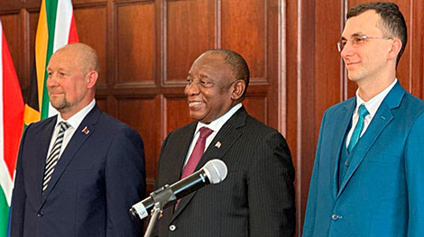 Belarusian Ambassador presents credentials to president of South Africa