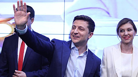 Lukashenko sends greetings to Ukrainian president-elect Volodymyr Zelensky