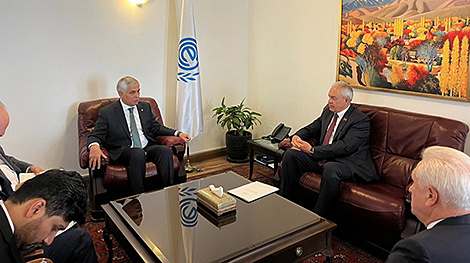Belarusian parliament speaker meets with ECO secretary general