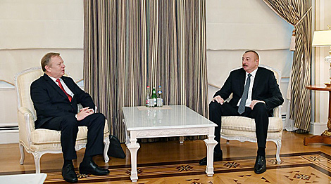 Azerbaijan president meets with Belarusian ambassador