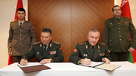Defense ministries of Belarus, Kyrgyzstan sign bilateral cooperation plan for 2026