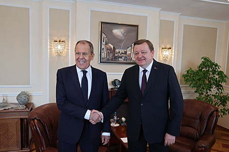 Aleinik, Lavrov meet in Minsk