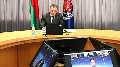 Belarus participating in development of regional WEF initiatives to fight COVID-19