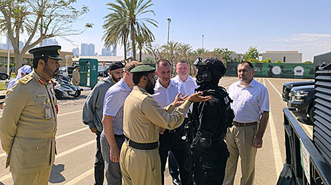 Belarusian internal affairs minister gets familiar with UAE police work at World Police Summit in Dubai