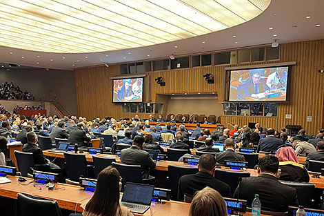 Belarus calls to improve operations of custodian agencies at UN session