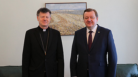 Belarus’ first deputy foreign minister, Apostolic Nuncio discuss situation in region