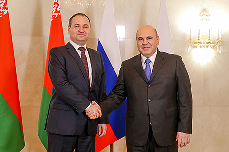 Prime ministers of Belarus, Russia eager to sign package of documents in sphere of energy
