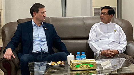 Belarus’ delegation on visit to Myanmar