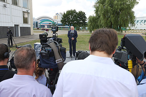 Lukashenko talks about first possible visit if he wins election