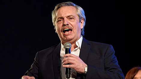 Lukashenko sends greetings to Argentina president-elect Alberto Fernandez