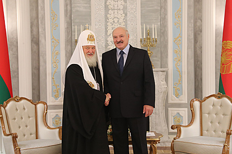 Lukashenko sends birthday greetings to Patriarch of Moscow and All Russia Kirill