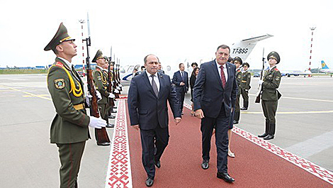 Chairman of Presidency of Bosnia and Herzegovina arrives in Belarus