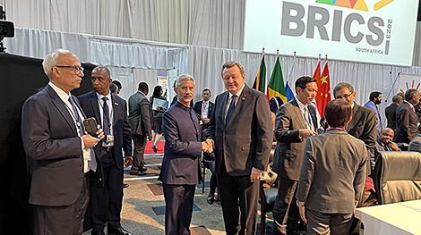 Belarusian foreign minister meets with Indian, Cuban counterparts at BRICS summit