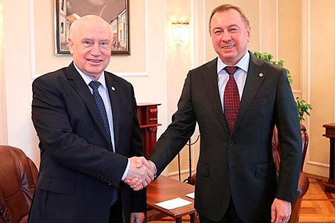 Makei, Lebedev discuss international observation of presidential election in Belarus