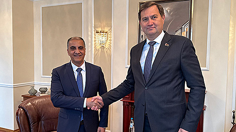 Belarus' FM, ambassador of Palestine discuss situation in Gaza