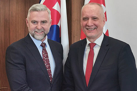 Belarus' ambassador meets with deputy speaker of Slovak Parliament in Bratislava