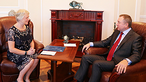 Makei meets with UK’s new ambassador to Belarus