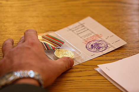 Representatives of Belarusian Union of Afghanistan War Veterans receive state awards