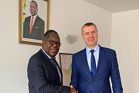 Ambassadors review status of Belarus- Zimbabwe highest-level arrangements