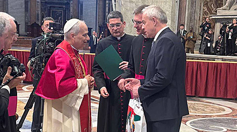 Belarus, Holy See united by Christian values, spirituality, pacifism