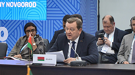 Belarusian FM attends expanded session of BRICS ministerial meeting in Russia