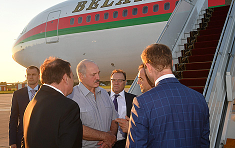 Lukashenko arrives in Sochi on working visit