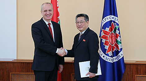 North Korean ambassador presents copies of credentials in Belarusian Ministry of Foreign Affairs