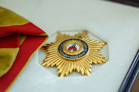 Patriarch Kirill bestows Order of Holy Prince Daniel of Moscow on Lukashenko
