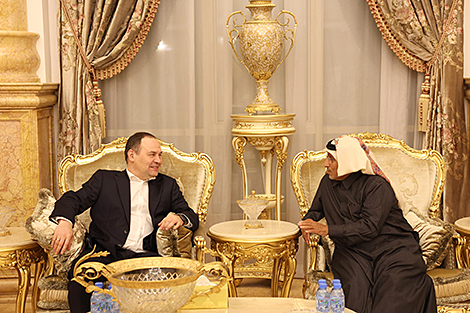 Belarusian PM meets with members of Qatar's ruling family