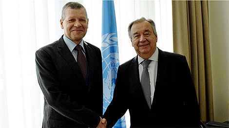 Belarus representative to UN meets with UN secretary-general