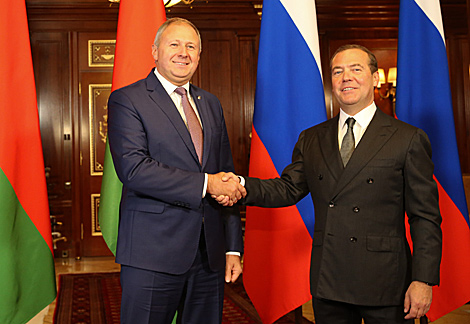 Prime ministers discuss Belarusian-Russian relations in Moscow